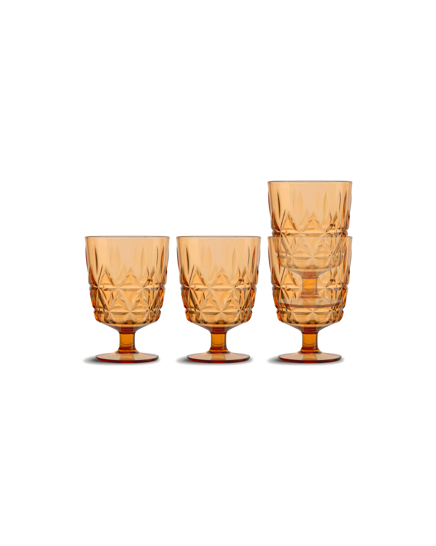 Picknick Juni glas, 4-pack